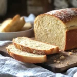 Fresh homemade sandwich bread