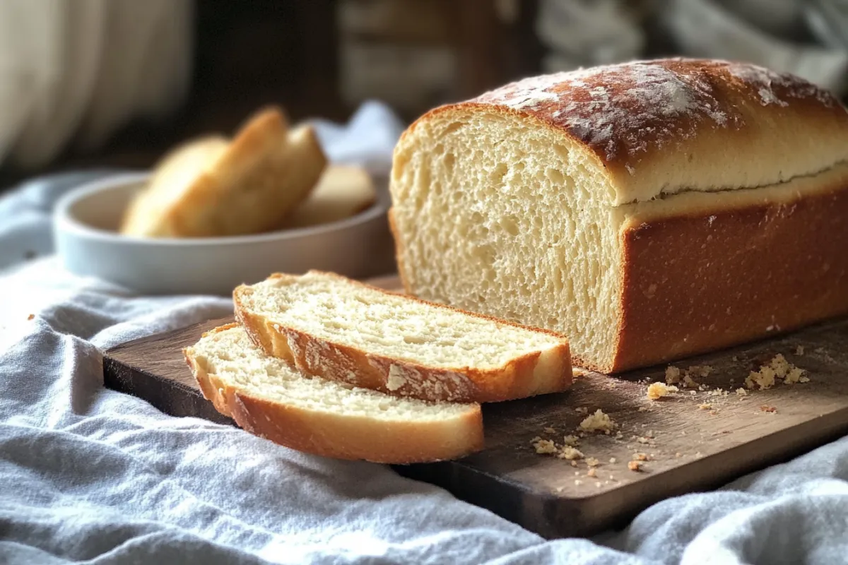 Fresh homemade sandwich bread