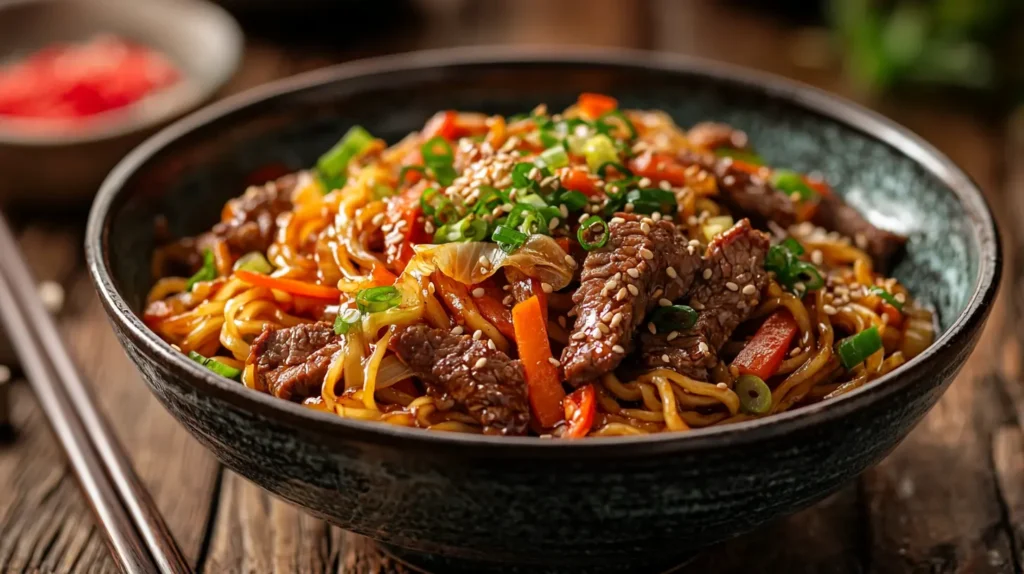 Beef Yakisoba Recipe