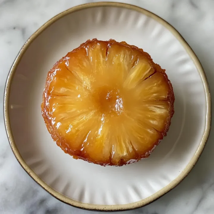 mini pineapple upside down cake