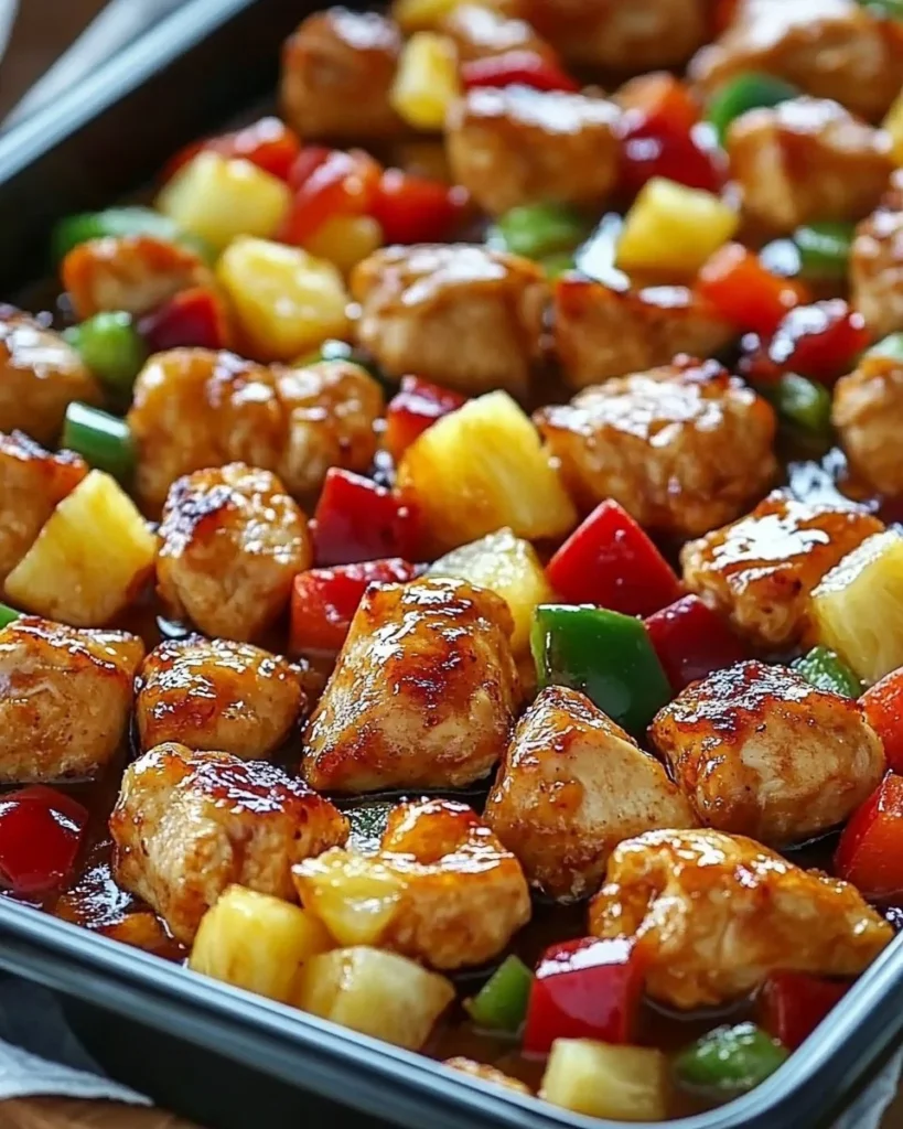 Delicious Easy Hawaiian Chicken Delight with tropical flavors