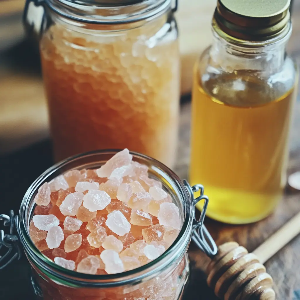 ingredients for pink salt trick recipe
