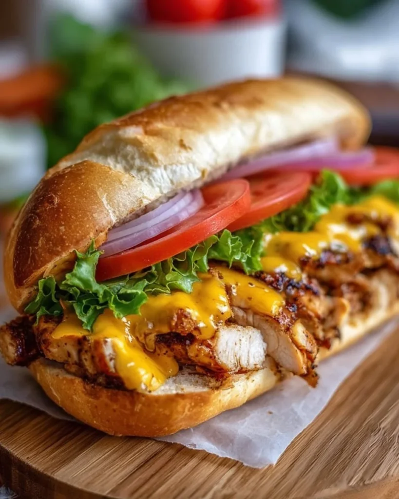 Big Kahuna Chicken Cheese Steak with grilled chicken and melted cheese